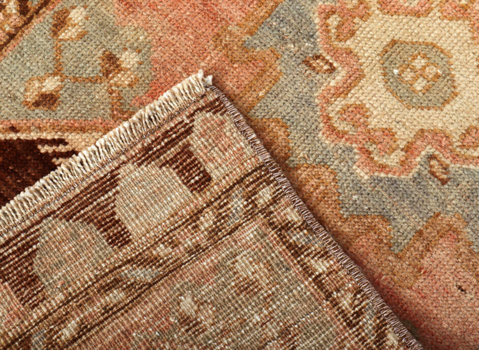 Textures and patterns in color from woven carpets
